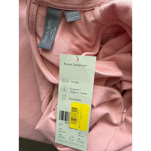 Sweaty Betty Kaya Jogger‎ Jumpsuit in Bloom Pink Size Small - Picture 9 of 14